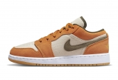 AIR JORDAN 1 LOW ORANGE OLIVE (GS) [DJ0342-102]