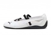 PUMA SPEEDCAT BALLET LEATHER WHITE BLACK [403587-01]