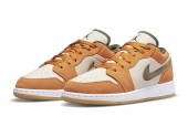 AIR JORDAN 1 LOW ORANGE OLIVE (GS) [DJ0342-102]