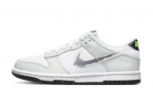 DUNK LOW GLITCH SWOOSH WHITE GREY GS [DV3033-001]