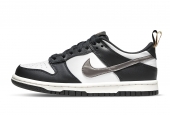DUNK LOW BLACK WHITE METALLIC [DH9764-001]