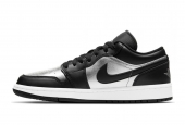 AIR JORDAN 1 LOW BLACK METALLIC SILVER [DA5551-001]