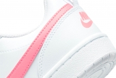 COURT BOROUGH LOW 2 WHITE PINK GS [BQ5448-124]