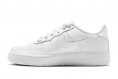 NIKE AIR FORCE 1 LOW LE TRIPLE WHITE (GS) [FV5951-111]