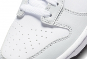 DUNK LOW GLITCH SWOOSH WHITE GREY GS [DV3033-001]