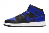 AIR JORDAN 1 MID HYPER ROYAL WOMEN [554725-077]