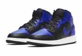 AIR JORDAN 1 MID HYPER ROYAL WOMEN [554725-077]