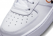 AIR FORCE 1 MULTI SWOOSH WHITE ORANGE GS [DV7141-100]