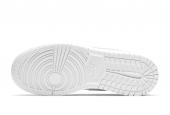 AIR JORDAN 1 LOW TRIPLE WHITE GS [553560-136]