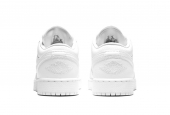AIR JORDAN 1 LOW TRIPLE WHITE GS [553560-136]