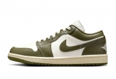 AIR JORDAN 1 LOW MEDIUM OLIVE W [DC0774-122]