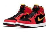 AIR JORDAN 1 ZOOM HIGH BLACK CHILE RED [ CT0978-006]