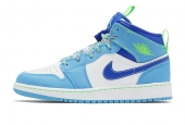 AIR JORDAN 1 MID GS SPRITE BLUE [DA8010-400]