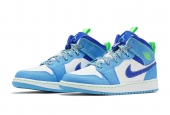 AIR JORDAN 1 MID GS SPRITE BLUE [DA8010-400]