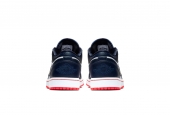 AIR JORDAN 1 LOW OBSIDIAN EMBER GLOW [553558-481]