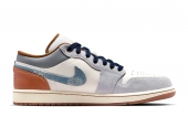 AIR JORDAN 1 LOW  REPAIRED DENIM SWOOSH [FZ5042-041]