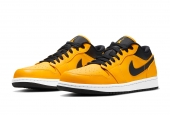 AIR JORDAN 1 LOW UNIVERSITY GOLD BLACK [553558-700]