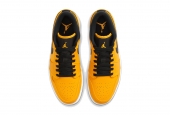 AIR JORDAN 1 LOW UNIVERSITY GOLD BLACK [553558-700]