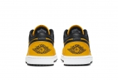 AIR JORDAN 1 LOW UNIVERSITY GOLD BLACK [553558-700]