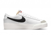 BLAZER LOW PLATFORM WHITE BLACK [DJ0292-101]