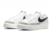 BLAZER LOW PLATFORM WHITE BLACK [DJ0292-101]