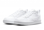 COURT BOROUGH LOW RECRAFT TRIPLE WHITE (GS) [DV5456-106]