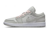 AIR JORDAN 1 LOW SE LIGHT IRON ONE (W) [DQ6076-001]