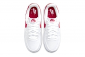 AIR FORCE 1 LOW ’07 SATIN WHITE VARSITY RED [DX6541-100]