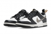 DUNK LOW BLACK WHITE METALLIC [DH9764-001]