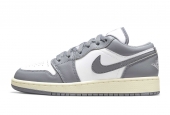 AIR JORDAN 1 LOW VINTAGE GREY GS [553560-053]