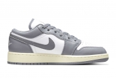AIR JORDAN 1 LOW VINTAGE GREY GS [553560-053]