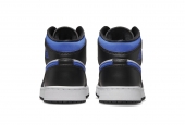 AIR JORDAN 1 MID WHITE BLACK RACER BLUE [554725-140]