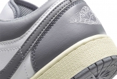 AIR JORDAN 1 LOW VINTAGE GREY GS [553560-053]