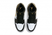 AIR JORDAN 1 MID WHITE POLLEN BLACK [554724-177]
