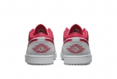 AIR JORDAN 1 LOW LIGHT SMOKE GREY GYM RED [DC6991-016]