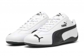 PUMA SPEEDCAT LEATHER WHITE BLACK [401603-02]