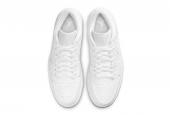 AIR JORDAN 1 LOW TRIPLE WHITE [553558-136]