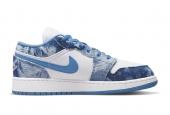 AIR JORDAN 1 LOW WASHED DENIM [DM8947-100]