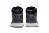 AIR JORDAN 1 MID BLACK DARK GREY [554725-041]