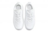 COURT BOROUGH LOW RECRAFT TRIPLE WHITE (GS) [DV5456-106]