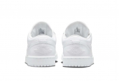 AIR JORDAN 1 LOW TRIPLE WHITE W [DV0990-111]