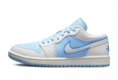 AIR JORDAN 1 LOW REVERSE ICE BLUE W [DV1299-104]