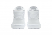 AIR JORDAN 1 MID WHITE SNAKESKIN [BQ6472-110/BQ6472-100]