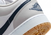 AIR JORDAN 1 LOW MIDNIGHT NAVY NEUTRAL GREY [553560-146]