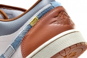 AIR JORDAN 1 LOW  REPAIRED DENIM SWOOSH [FZ5042-041]