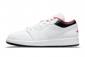 AIR JORDAN 1 LOW WHITE BLACK INFRARED [553560-160]