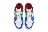 AIR JORDAN 1 LOW W WHITE MULTI COLOR [DB5455-100]