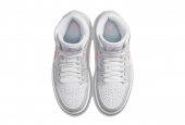 AIR JORDAN 1 MID SE WHITE LIGHT IRON ORE [DN4045-001]