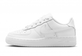 NIKE AIR FORCE 1 LOW LE TRIPLE WHITE (GS) [FV5951-111]