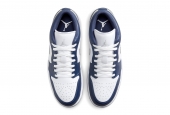 AIR JORDAN 1 LOW GS ‘MIDNIGHT NAVY WOLF GREY’ [553560-141] | [553558-141]
